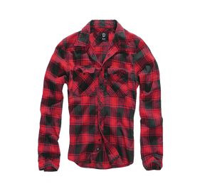 Check Shirt Long Sleeve red/black