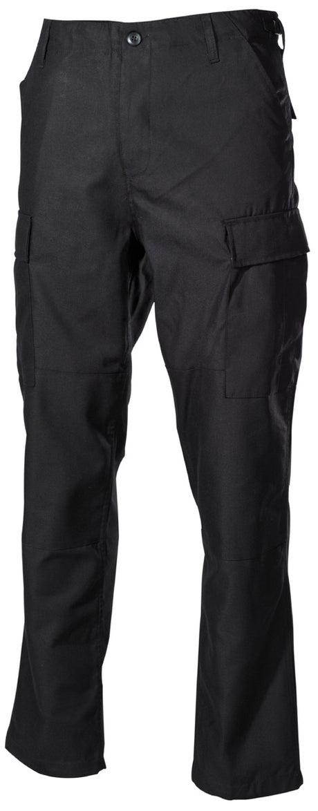 US Kampfhose, BDU, schwarz, Knie- und Gesässverstärkung
