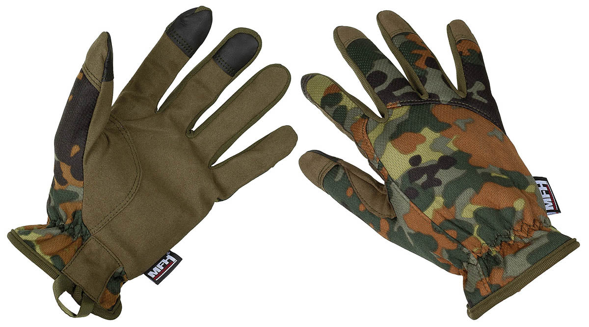 Fingerhandschuhe, flecktarn, "Lightweight"