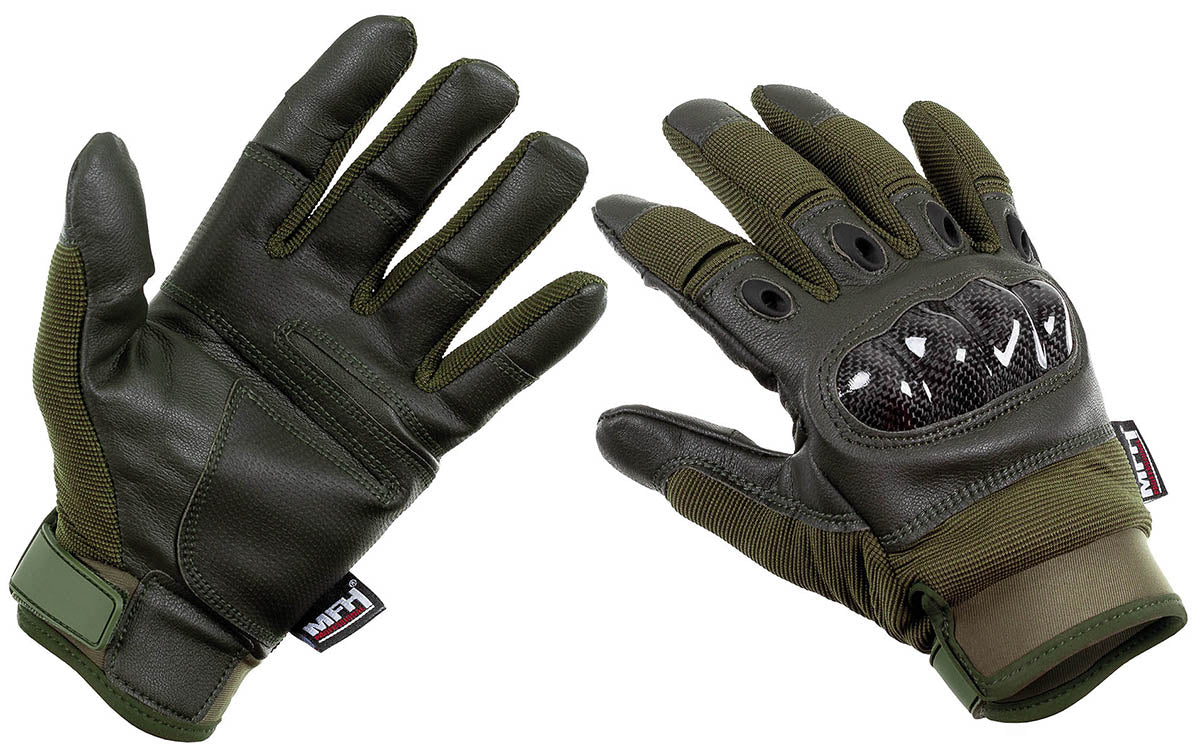 Tactical Handschuhe, "Mission" oliv