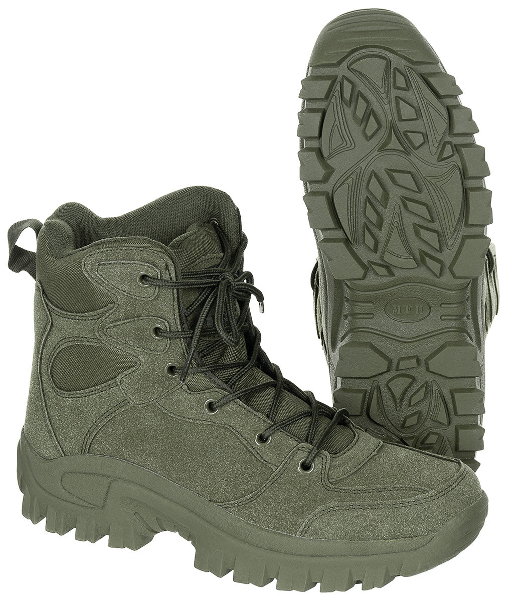 Stiefel, "Commando", oliv, knöchelhoch