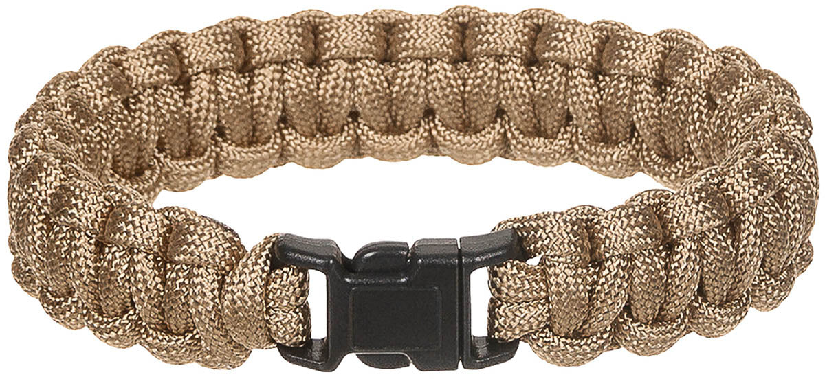 Armband, "Parachute Cord", coyote tan, Breite ca. 1,9 cm
