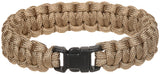 Armband, "Parachute Cord", coyote tan, Breite ca. 1,9 cm
