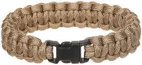 Armband, "Parachute Cord", coyote tan, Breite ca. 1,9 cm