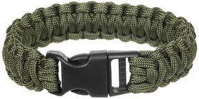 Armband, "Parachute Cord", oliv, Breite ca. 2,3 cm