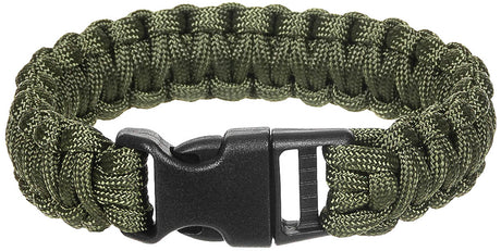 Armband, "Parachute Cord", oliv, Breite ca. 2,3 cm