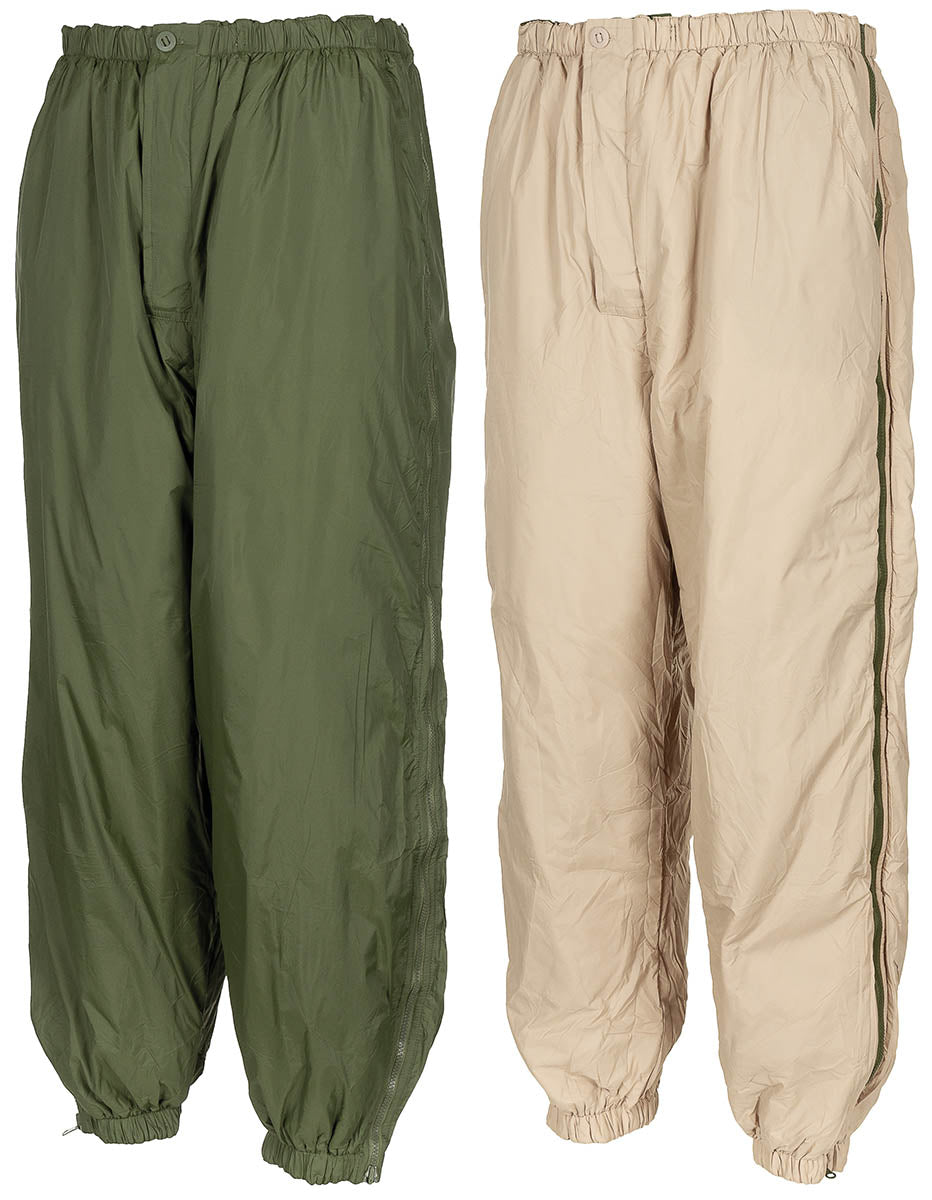 Brit. Thermo-Hose, wendbar, oliv/khaki, neuw.