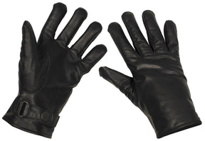 BW Lederhandschuhe, schwarz