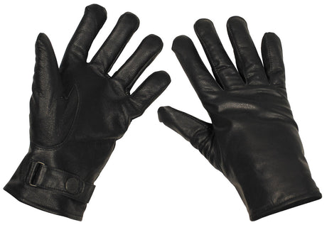 BW Lederhandschuhe, schwarz