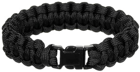 Armband, "Parachute Cord", schwarz, Breite ca. 1,9 cm