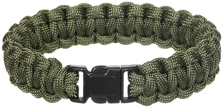 Armband, "Parachute Cord", oliv, Breite ca. 1,9 cm