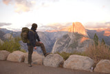 Wandern, Natur, Person, Tasche, Rucksack
