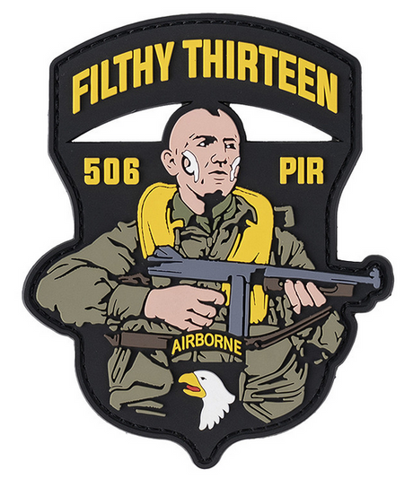 Klettabzeichen 506 PIR filthy thirteen - color