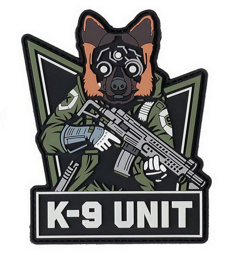 Klettabzeichen K-9 Unit - glow in the dark