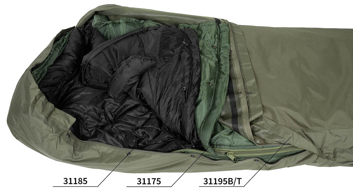GI Modular Schlafsack System, Aussenteil, "Patrol", oliv