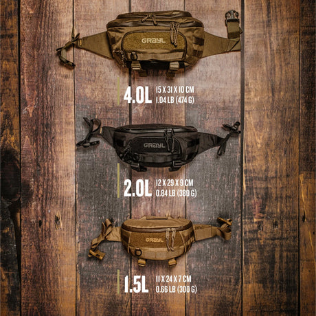 Transport Hip Pack Hüfttasche 2 Liter (Coyote Brown)