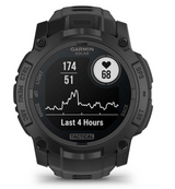Instinct 3 – 50 mm Solar Tactical Schwarz mit Silikon-Wechselarmband 22 mm