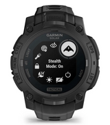 Instinct 3 – 45 mm Solar Tactical Schwarz mit Silikon-Wechselarmband 22 mm