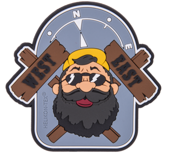 Helikon-Tex - PVC Patch Beardman Outback (grau)