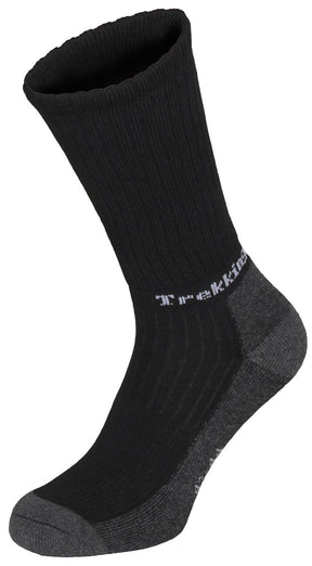 Trekkingsocken, "Lusen", schwarz, Frotteesohle