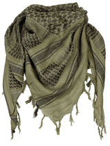 Halstuch, "Shemagh", Supersoft, oliv-schwarz