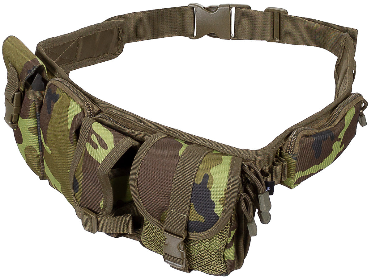 Hüftgurt, mit 6 Taschen, ca. 5,5 cm, M 95 CZ tarn