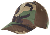 Kinder BB Cap, mit Schild, grössenverstellbar, woodland