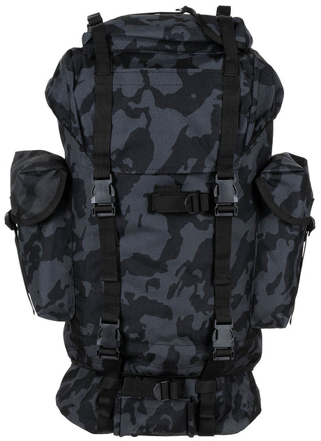 BW Kampfrucksack, 65 l, Alu-Aussteifung, night-camo