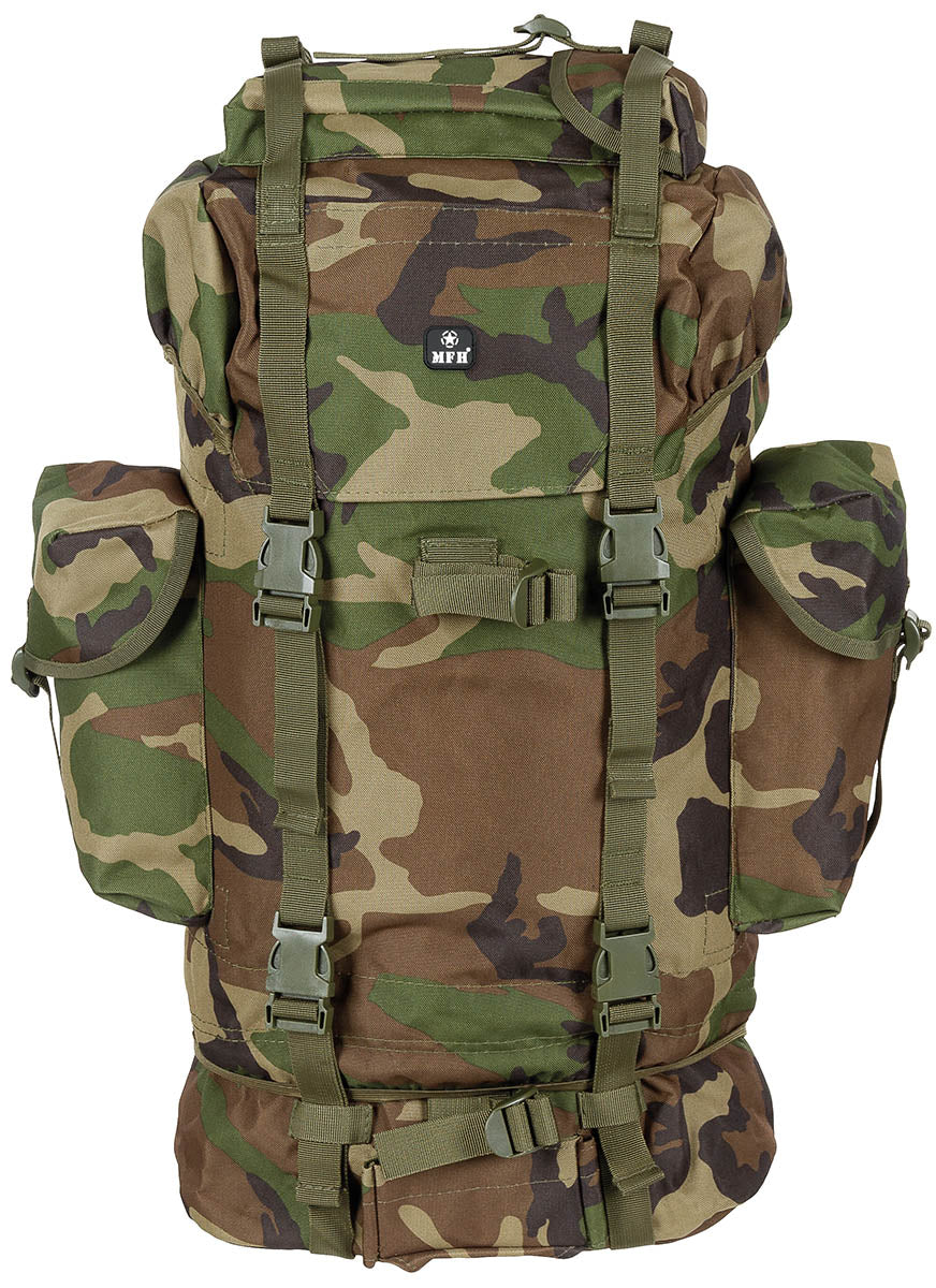 BW Kampfrucksack, 65 l, Alu-Aussteifung, woodland
