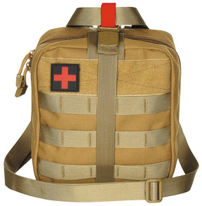 Tasche, Erste-Hilfe, gross, "MOLLE IFAK", coyote tan