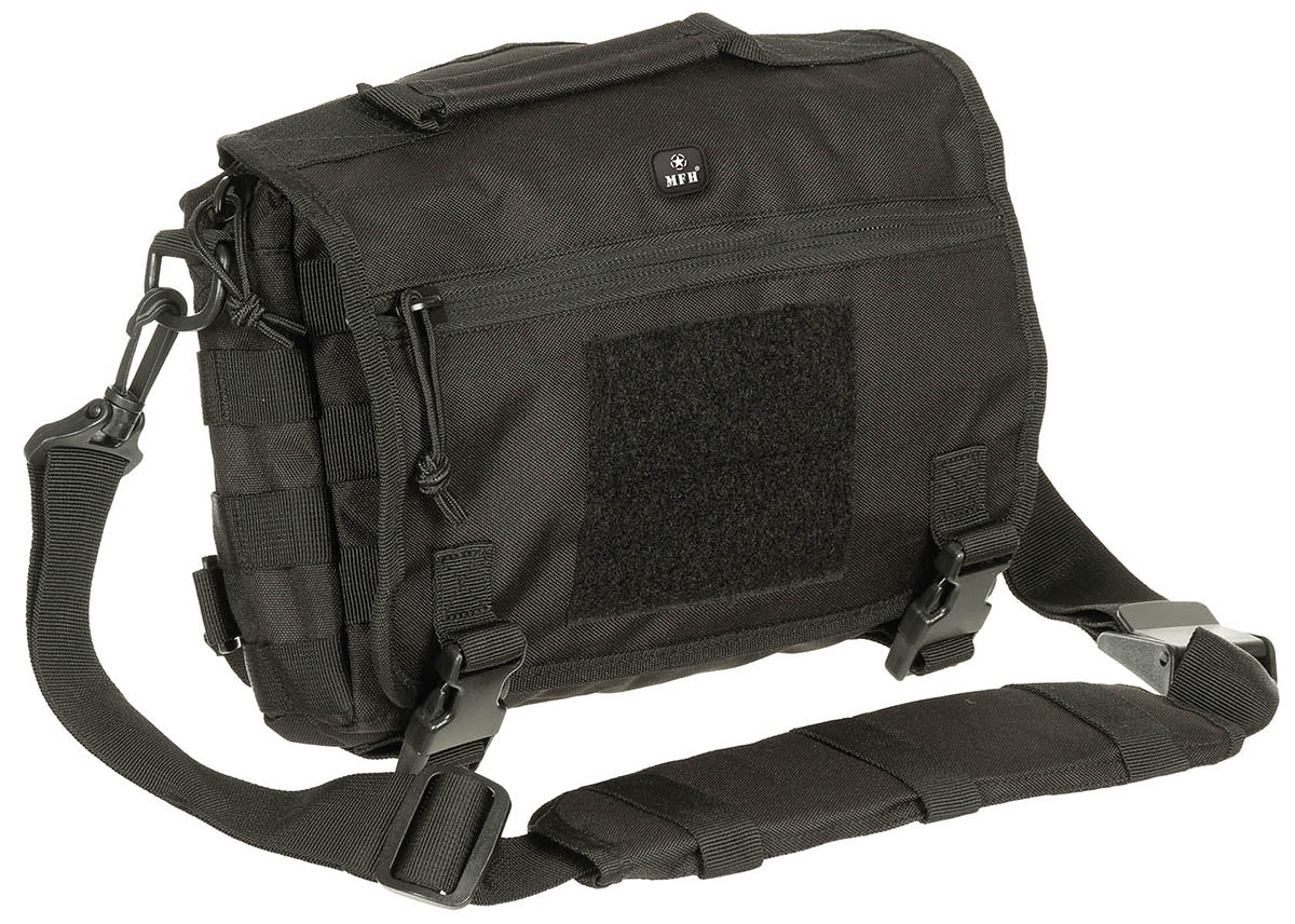 Schulter-Tragetasche, "MOLLE", schwarz
