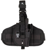 Pistolenbeinholster, "MOLLE", rechts, schwarz