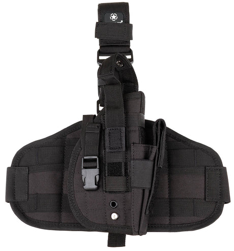 Pistolenbeinholster, "MOLLE", rechts, schwarz