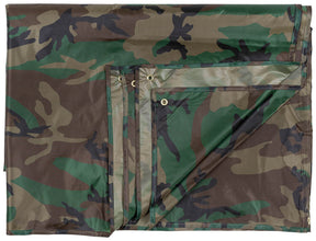 Mehrzweckplane, "Tarp", woodland, ca. 200 x 300 cm