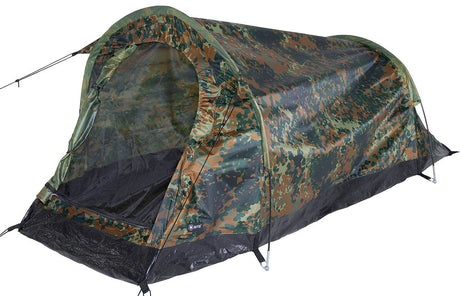 Tunnelzelt, "Schwarzenberg", flecktarn, 1 Person