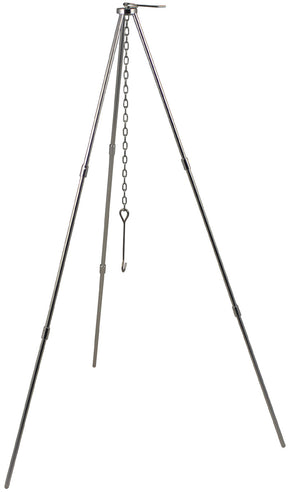 Dreibein, "Trekking", Alu, mit Kette und Haken