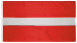 Fahne, Lettland, Polyester, 90 x 150 cm