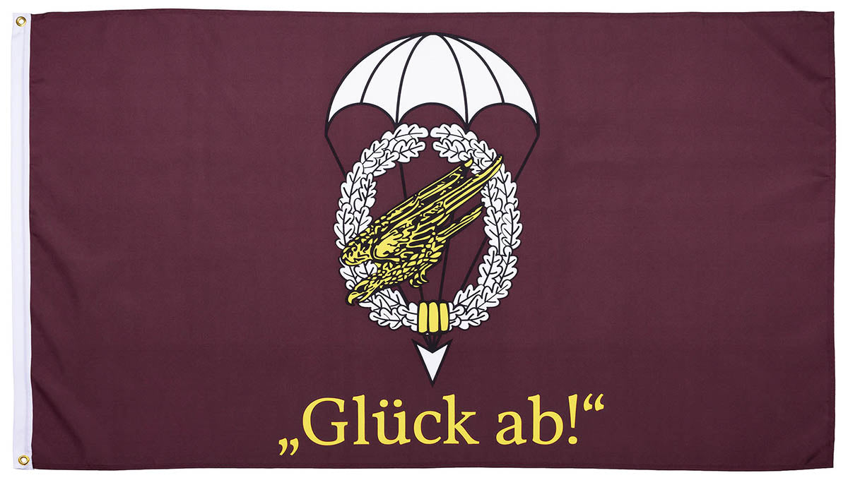 Fahne, Fallschirmjäger, Polyester, 90 x 150 cm