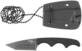 Messer, "Neck II", G10-Griff, Scheide