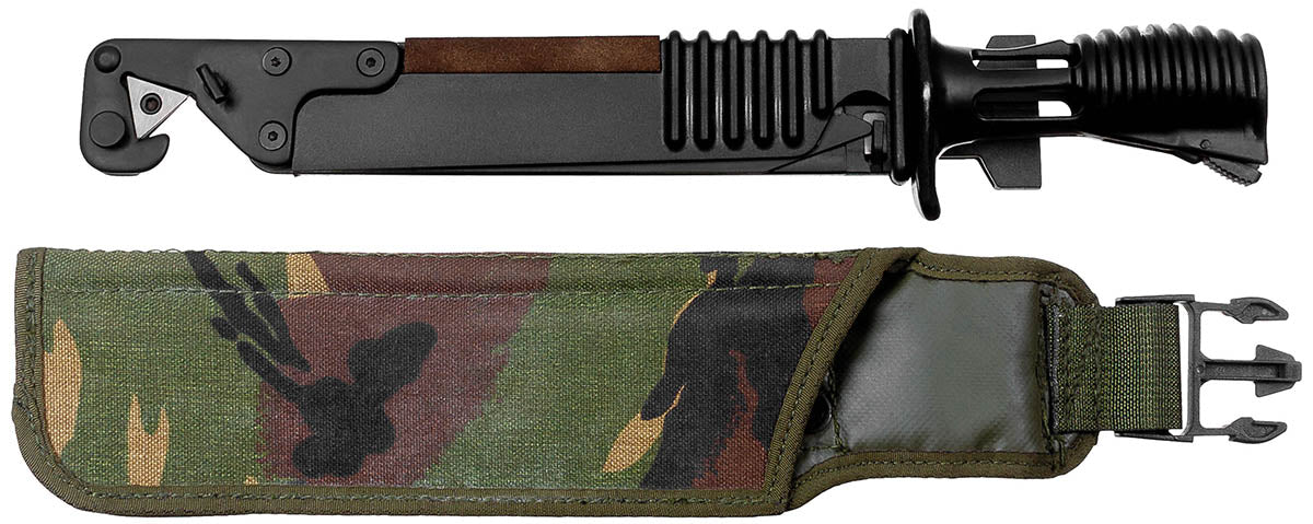 Brit. Bajonett, SA80, schwarz, Scheide, Tasche DPM