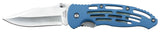 Klappmesser, Einhand, blau, Kunststoffgriff