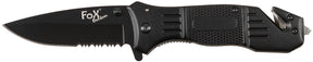 Klappmesser, Einhand, schwarz, Metallgriff