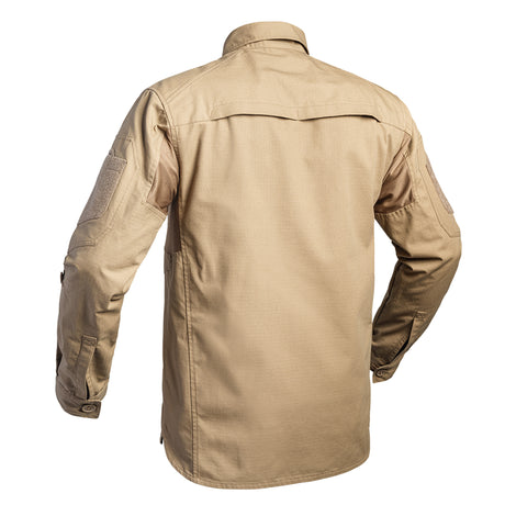 Mantel, Langarm, Hemd, Khaki, Jacke