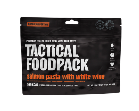Tactical Foodpack - Salmon Pasta with White Wine (Lachspasta mit Weisswein)
