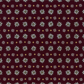 Bandana, bordeaux Edelweiss, Gr. 55 x 55 cm, Baumwolle