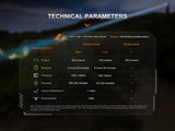 Fenix - TK30R Taktische Taschenlampe LEP-Laser-Technologie (500 Lumen)