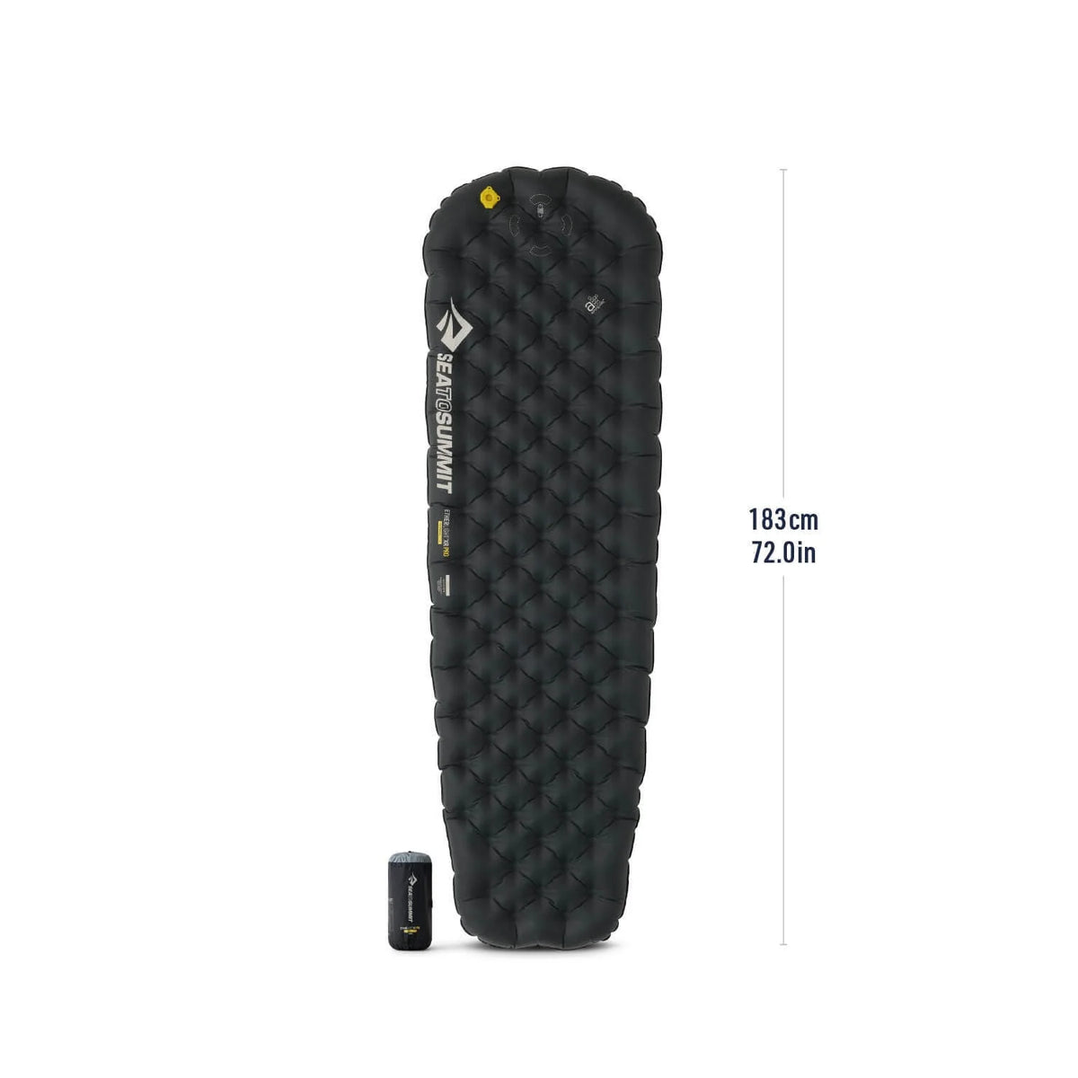 Sea to Summit - Isomatte Ether Light XR Pro Regular schwarz (R-Wert: 7.4)
