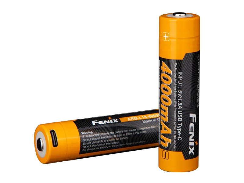 Fenix - 18650 ARB-L18-4000U Akku - 4000 mAh (USB-C)