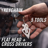 Gerber - Broadhead Schlüsselanhänger-Tool (silber)