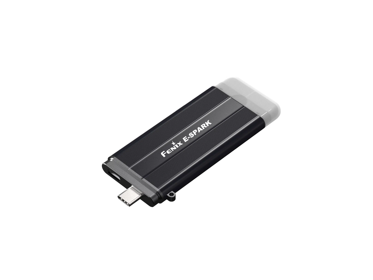 Fenix - E-Spark Minilampe (100 Lumen) Powerbank (800mAH)